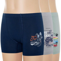 Боксеры для мальчика арт.3344 95% хлопок,  5% эластан цвет ассорти