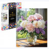 Алмазная мозаика 20х25см (Феникс) Сирень и пионы без подрамника полное заполнение арт.70837