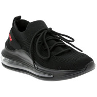 Кроссовки для девочки (Kenka) черные верх-текстиль подкладка-текстиль  артикул ADT_1093101_black