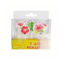 Свечи д/торта фигурные 05шт/наб. "Фламинго" арт.6066215