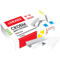 Скобы №10 deVENTE цвет белый арт.4141701