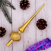 Наконечник 25см "Верхушка" цв.золото арт.201-1045