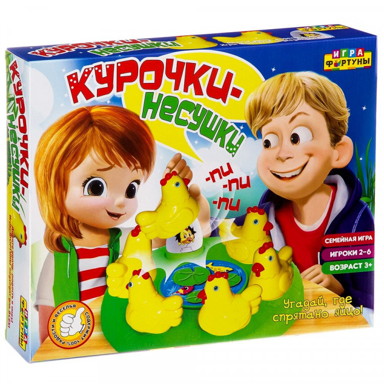 Игра настольная Курочки-несушки (Bondibon) арт.Ф94476