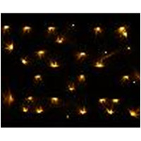 Гирлянда электрическая уличная сетка 2*3м 384LED цвет белый теплый (светлый провод) 8режимов арт.183-0010