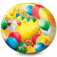 Тарелки бумажные 06шт/наб. D-18см "Воздушные шары" арт.3.0000865