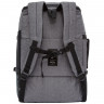 Рюкзак для мальчиков (GRIZZLY) арт RQ-019-2 черный-серый 32х45х21 см