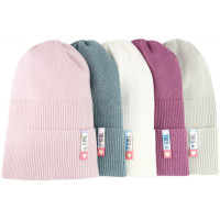 Шапка демисезонная для девочки (Полярик) арт.E-02-27 (о) размер 52-56 цвет в ассортименте