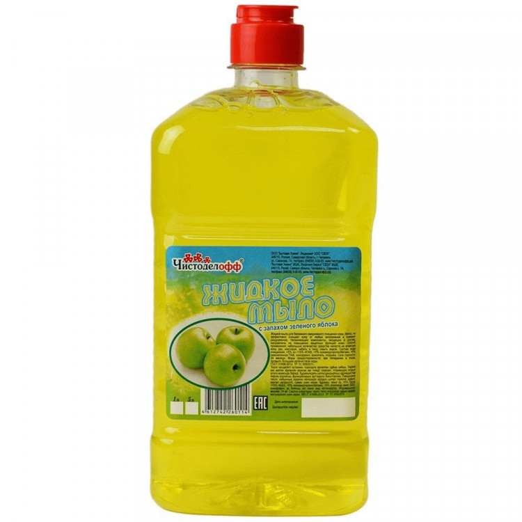 т/м жидкое 1л пуш-пул Яблоко СВЗХ
