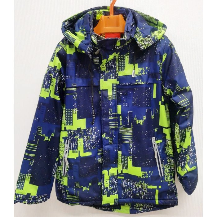 Куртка осенняя для мальчика (ZI TONG) арт.sdh-KX3116-38 размерный ряд 32/128-38/146 цвет синий