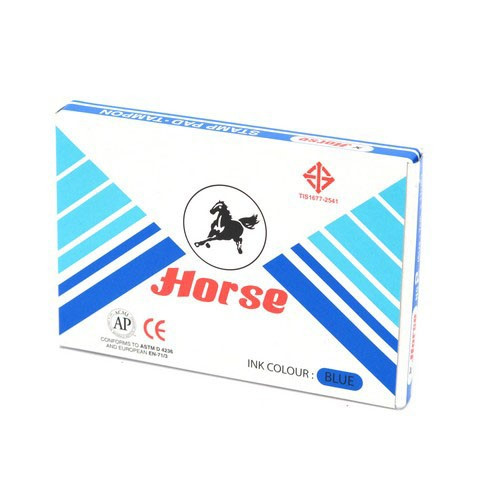 Штемпельная   подушечка HORSE №2 70*110мм синяя