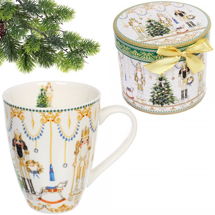 Кружка керамическая 340мл "Щелкунчик" в подарочной коробке арт.891-0593