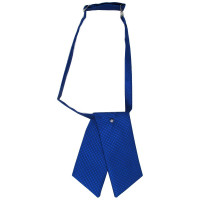 Галстук-галочка для девочки цвет василек 0184