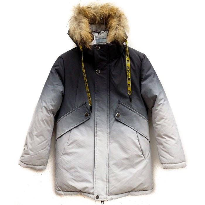 Куртка зимняя для мальчика (YAXING) арт.cbw-YX-2190-2 цвет серый