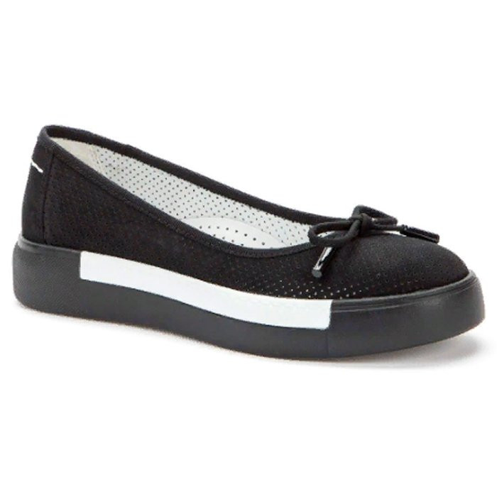 Туфли для девочки (BETSY) черные верх-искусственная нубук подкладка-натуральная кожа артикул 918310/02-02