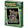 Поделка из пайеток Картина Мишка (ДК) арт.01472