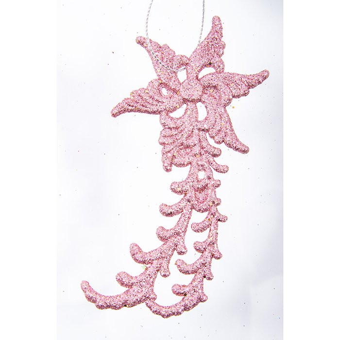 Украшение декор.подвеска пластик "Звёздочка" 13см цв.асс. арт.275502