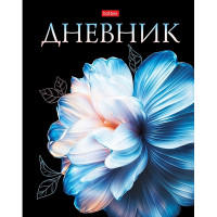 Дневник школьный твердая обложка (Hatber) Грация цветка ламинация Soft-touch арт.40ДТ5лВ_33820