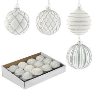 Шар стекло без упаковки /1шт/ 08см цв.асс. арт.741097