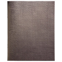 Тетрадь А5 клетка 48 листов бумвинил скоба (Hatber) Metallic Коричневая арт 48Т5бвВ1