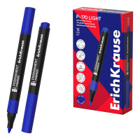 Маркер перманентный ErichKrause P-170 круглый 2,5мм синий арт.63564 (Ст.12)