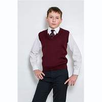 Жилет для мальчика (Либерти) арт.811/4M-V 50%хлопок/50%акрил размер 44/164-170 цвет цвет черный