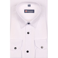 Сорочка подростковая приталенная длинный рукав размерный ряд 37/158-164 -41/176-182 цвет белый Brostem арт.DS1A60-4701X** на кнопках