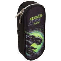 Пенал 1 отделение овальный (deVente) T-Rex 210x80x50мм арт.7023525