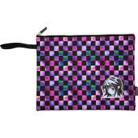 Папка школьная для тетрадей А4 на молнии кожзам (deVENTE) Contemporary Mind с ручкой арт.8053471