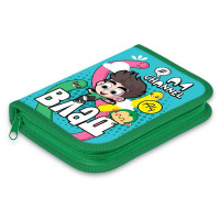 Пенал 1 отделение с 2 откидными планками (Hatber) Влад А4 200*140 арт.NPk_57250