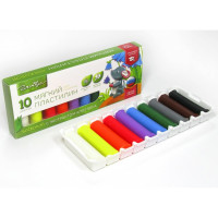 Пластилин восковой 10цв. 150гр. (GLOBUS) мягкий с экстрактом Алоэ Вера арт.ПЛ10-01МВ