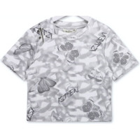 Футболка для девочки арт.Deloras 22522 размерный ряд 34/134- 44/164 цвет белый