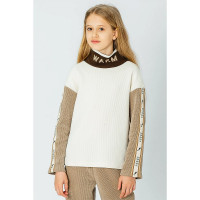 Джемпер для девочки (Deloras) артикул 21928 р.34/134-44/164 цвет темный молочный