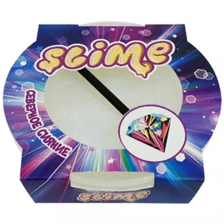 Игрушка Лизун Slime (Волшебный мир) Mega северное сияние 300г арт.S300-3