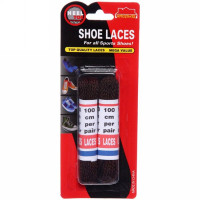 Шнурки для обуви, плоское сечение, цвет коричневый 2 пары 100см арт.952-029