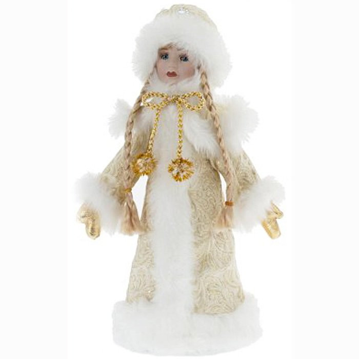 Игрушка декор. "Снегурочка" 38см с ёмкостью д/подарков арт.722239