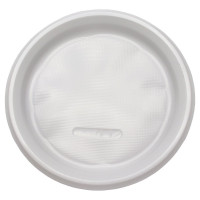 Тарелка пластиковая бессекционная d-220мм, упаковка 100шт. (Ст.100/1000)