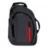 Рюкзак для мальчиков (Grizzly) арт RQ-914-2 черный-красный 32х46х11 см