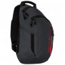 Рюкзак для мальчиков (Grizzly) арт RQ-914-2 черный-красный 32х46х11 см