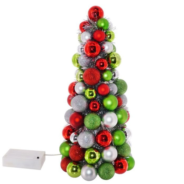 Елка настольная 40см с LED подсветкой арт.723118