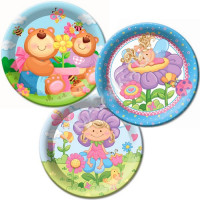 Тарелки бумажные "Детская коллекция" 6шт/наб. D-23см арт.109915