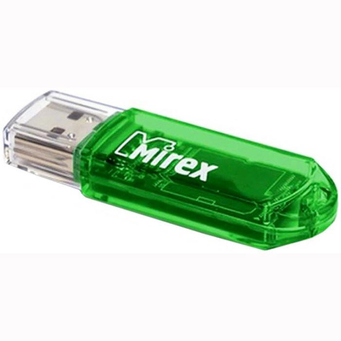 Флеш диск 16GB USB 2.0 Mirex Elf зеленый