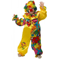 Костюм М (КЛОУН) сказочный (комбинезон,берет,каркас,парик,нос) р.26/104-40/158 арт.5221