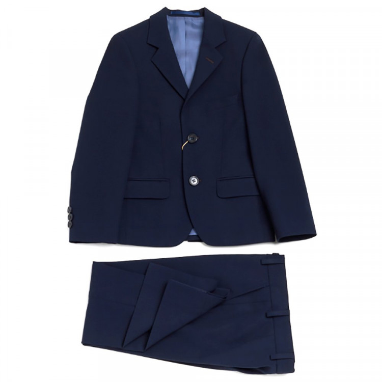 Костюм (Bremer) Бокстер (пиджак приталенный/брюки зауженные) размер 28/122-40/164 цвет синий