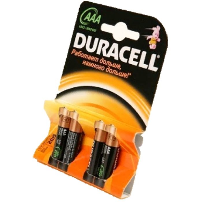 Батарейка LR03 Duracell BL4 (цена за упаковку)