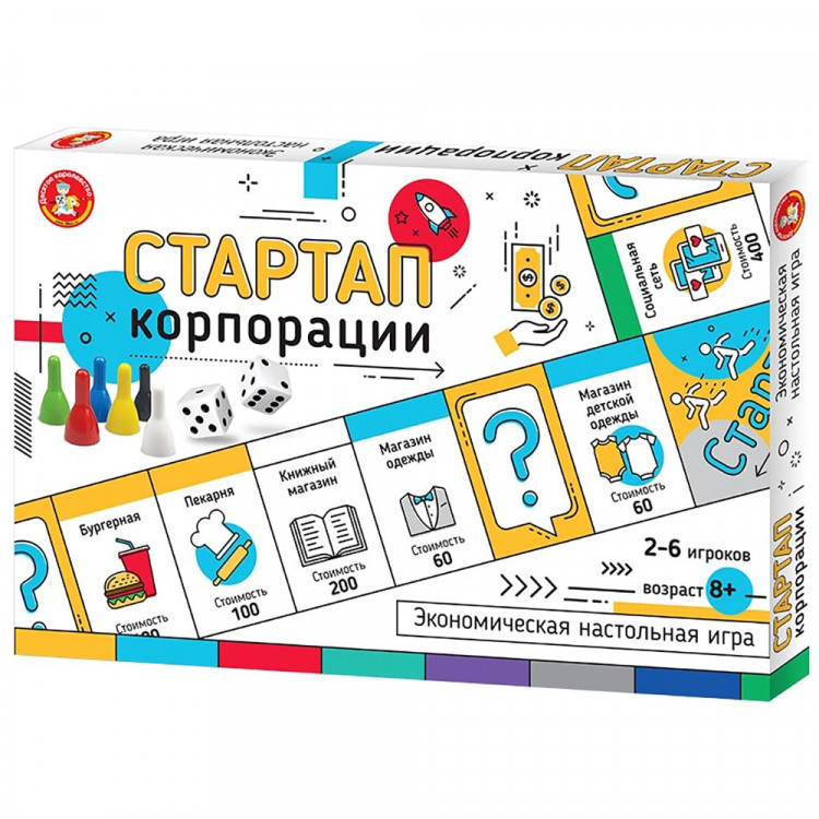 Игра настольная Экономическая Стартап Корпорации (ДК) арт.04862
