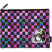 Папка школьная для тетрадей А5 на молнии кожзам (deVENTE) Contemporary Mind аппликация арт.8056477