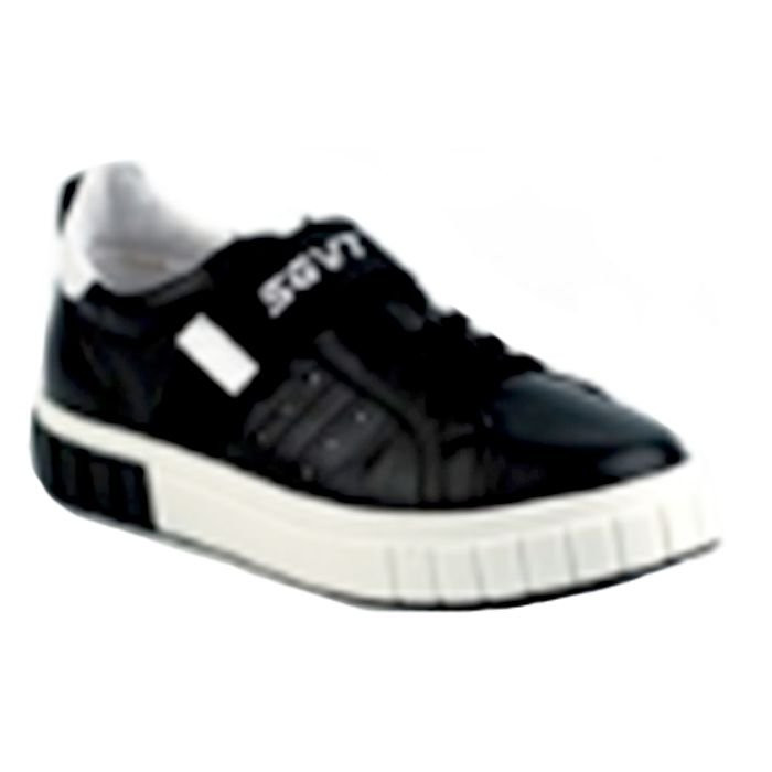 яяяПолуботинки для мальчика (Шаговита) черные верх-натуральная кожа подкладка-натуральная кожа артикул 20СМФ 51357-1