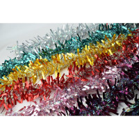 Мишура 9*200см с декором в ассортименте арт.377-435