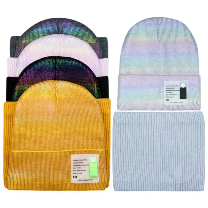 Комплект зимний для девочки (Полярик) арт.F-10-10 размер 54-56 (шапка+снуд) цвет в ассортименте
