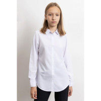 Блузка для девочки (BROSTEM) длинный рукав цвет белый арт.B14-4701d